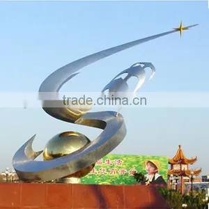 Millor Polished Stainless Steel Sculpture Statue For City Decoration thumbnail-1