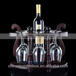 Natural Solid Antique Wooden Wine Racks/Root Carving Wooden Wine Holder/Wooden Wine Bottle Handmade Wooden Wine Rack thumbnail-2