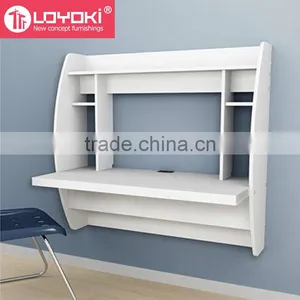 MDF Wood Table Multiple Functions Home Furniture Wall Mounted Desk Living Room Computer Wall Mounted Desk thumbnail-2
