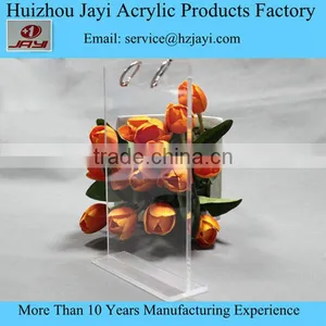 China OEM Custom Clear Acrylic Desktop Calendar Stand With Hoops Plain Calendar Stand thumbnail-1