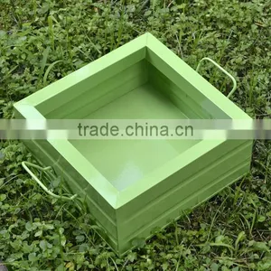 Home & Garden Flower Plants Metal Square Planter thumbnail-3