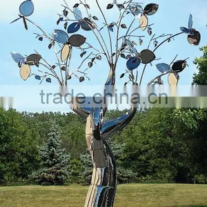Stainless Steel Mirror Finishing Metal Decorative Metal Trees for Sale thumbnail-1