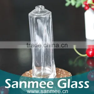 Supplies Rectangular Glass Bottle 105ml Transparent Perfume Glass Bottle thumbnail-1