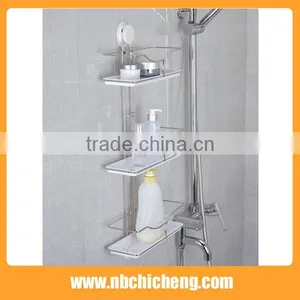 Bath Toiletries Rack Stronge Suction Utensil Shelf Multi Storage Holder thumbnail-1