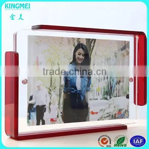 KM-VP94 Creative Design Scrolling Acrylic Swing Shape Photo Moving Picture Frame thumbnail-6