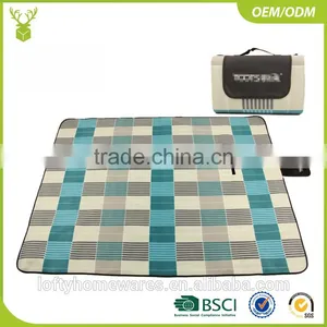 Suede Camping Mat Waterproof Outdoor Picnic Beach Tent Bed Emergency Blanket Baby Climb Plaid thumbnail-6
