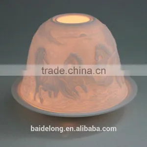 Ceramic Tealight Candle Holder Romantic Tea Light thumbnail-1
