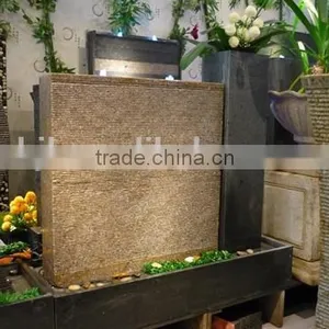Led Water Granite Fountain Interior Wall Stone Decoration thumbnail-1