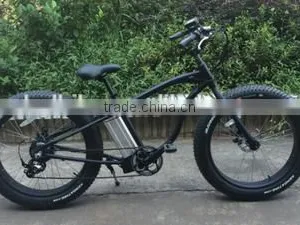 Baogl Fashionable Atv Fat Tire Snowmobile Electric Bike With Full Suspension thumbnail-1