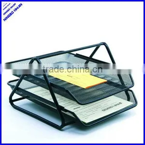 2013 Best Selling 2 Tier Sturday Office Metal Wire a4 Document Tray thumbnail-1