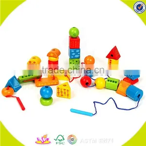 Wholesale Wooden Blocks Beaded Toy for Kids, Diy Wooden Blocks Beaded Toy for Kids, Funny Wooden Blocks Toy for Kids W11E043 thumbnail-1