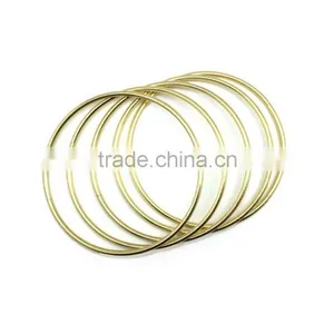 High Quality Bright Color Metal O Ring for Bag Round Ring, Butt Welded Steel Wire Rings ID 4" thumbnail-3