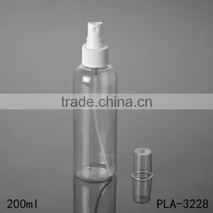 Clear 2017 Hot New Products Cosmetic Fragrance Perfume Round Shoulder 200ml Hot Sale Price Plastic Spray Bottle of Water thumbnail-4