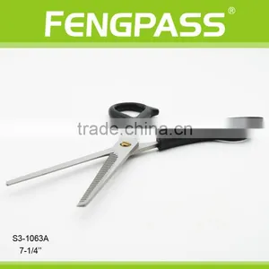 S3-1063A 7-1/4" Inch 2CR13 Stainless Steel Blade With ABS Handle Best Sale Triple Hair Scissors Factory thumbnail-4