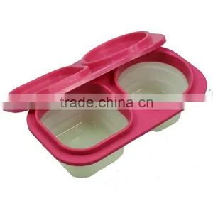 Silicone Food Warmer Lunch Box Keeping Warm Food Box for School thumbnail-1