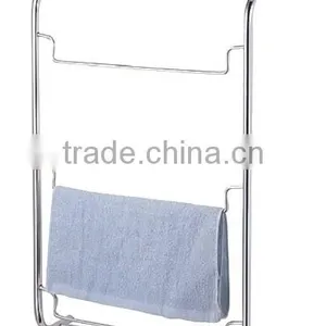 Stainless Steel Simple Style Towel Rack, Bathroom Rotate Towel Hanger thumbnail-2