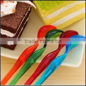2015 Hot Sell New Design 100% FOOD GRADE Plastic Label Spoons for Cup,100% FOOD GRADE Plastic Label Spoons thumbnail-3