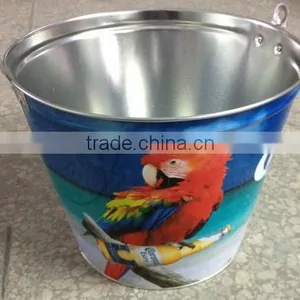 Metal Tin Ice Bucket thumbnail-1