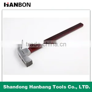 Multi-long Plywood Handle Claw Hammer of 0.5KG With Carbon Steel Material thumbnail-2