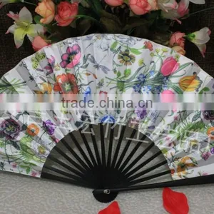 Advertising Bamboo Fabric Fan thumbnail-3