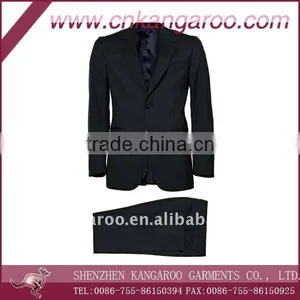 2011 Men's Two Buttons Italian Business Wool Suits thumbnail-1