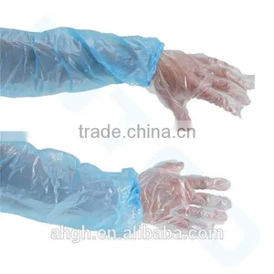 Disposable Waterproof PE Plastic Sleeve Cover/oversleeves,disposable Plastic PE Arm Sleeve Cover thumbnail-5