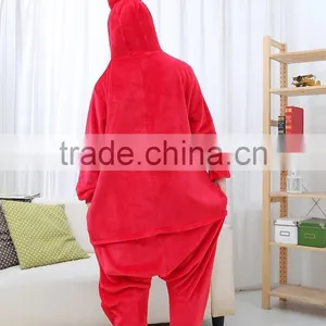 Flannel Cartoon Adult Animal Jumpsuit Animal Pajamas Jumpsuit thumbnail-2