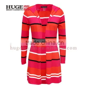 High Quality New Style Low Price Red Cardigan Sweater For Women thumbnail-1