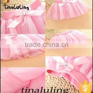 Wholesale Lilac Tutus Children Mini Skirts Tulle Pettiskirts for Girls thumbnail-6