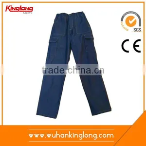 China Supplier New Products Apparel Clothes CVC Fabric Workwear Jeans thumbnail-1
