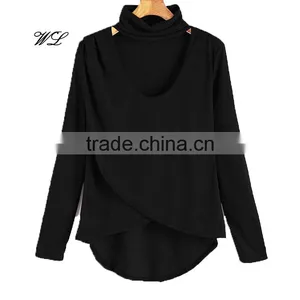 China Wholesale Fashion Woman Clothing Cotton Woman T-shirt Custom Woman Wear thumbnail-1
