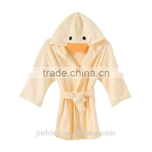 100% Cotton Custom Children Hooded Bathrobe thumbnail-3
