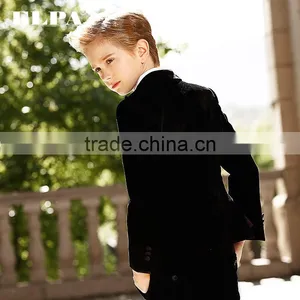 Handsome Baby Boys Black Party Suits for Teenagers thumbnail-3