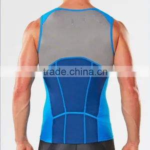 Factory Wholesale Sport Wear Men Fitness Gym Stringers Muscle Tank Tops thumbnail-2