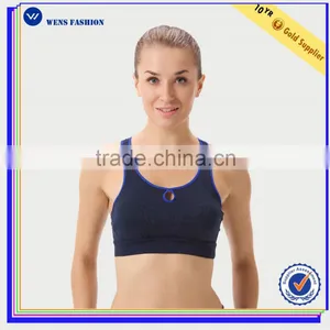 Factory Wholesale Custom Comfortable Dry Fit Fitness Bra Best Sports Bra thumbnail-1