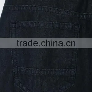 Guangzhou Garments Factory New Style Dark Blue 11 Years Old Jeans Trousers for Children thumbnail-3
