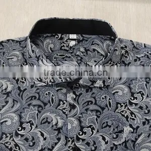 100% Cotton Material New Pattern Printing Custom Hawaiian Shirts for Men 2017 thumbnail-4