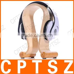 Wooden Headphone Holder Hanger Headset Frame Stand Headset Holder Support Frame thumbnail-2