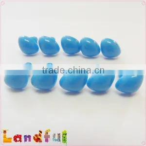 12mm Blue Safety Triangle Nose Plastic Craft Nose Plush Animal Nose thumbnail-2