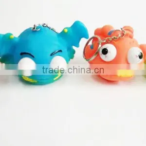 Halloween Voodoo Squeeze Eyes Poping Out Toys With Keychain Promotion Gift thumbnail-1