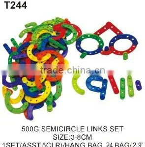 500 g Educational Connecting Toys Plastic Construct Building Interlocking Toy For Kids thumbnail-1
