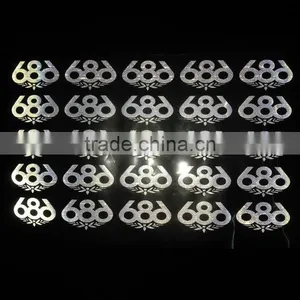 New Fashion Customized T-shirt Reflective Iron on Label thumbnail-3