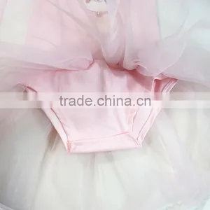 Kids Dress for Girl Tutus Pink Baby Dress Ballet Skirt Flower Girl Dress thumbnail-2