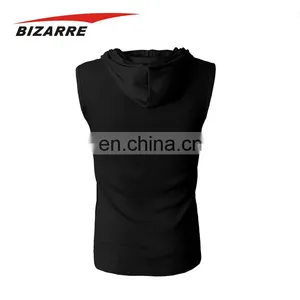 Hot Sale Cotton Custom Mens Singlets With Hood thumbnail-4