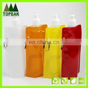 Hot Sale Bicycle Cycling Foldable Water Bottles Collapsible Sport Bottle thumbnail-2