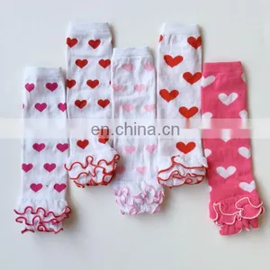 Fashion Cute Heart Print Leg Warms for Kids thumbnail-1