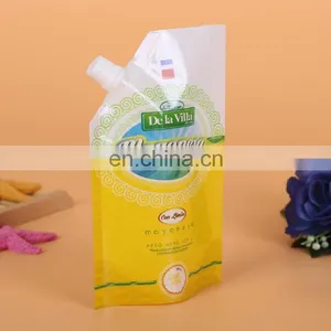 Eco Friendly Laminated Reusable Food Grade Packaging Juice Spout Pouch With Custom Logo Printed thumbnail-2
