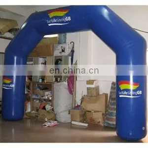 Blue Inflatable Promotional Digital Printing Arch/arch Shaped Door / thumbnail-1