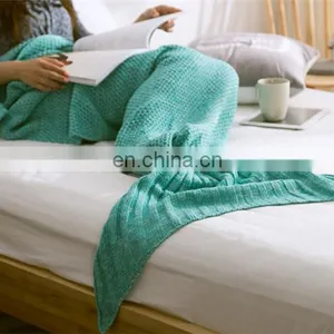 Manufactory Walmart Textile Stock Wholesale Mermaid Tail Blankets Warm Winter Blanket thumbnail-1