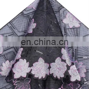 Fashionable African Organza Lace Fabric for Women thumbnail-5